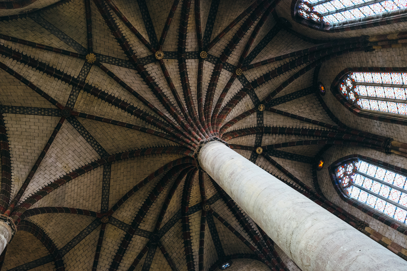 architecture, toulouse, Toulouse, Église des Jacobins, church